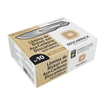 Lâmina De Bisturi Em Aço Carbono (100 UNIDADES) - Descarpack