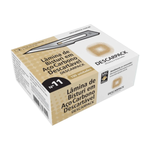 Lâmina De Bisturi Em Aço Carbono (100 UNIDADES) - Descarpack