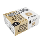 Lâmina De Bisturi Em Aço Carbono (100 UNIDADES) - Descarpack