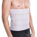 Faixa Elástica Abdominal 4 Gomos Bege - Kestal 