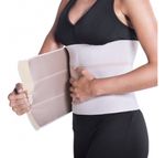 FAIXA ELÁSTICA ABDOMINAL 3 GOMOS BEGE - KESTAL