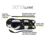 Munhequeira Com Tala Mão Direita - Sensi Wrist - Kestal