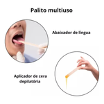 Abaixador De Língua Palito Em Madeira (3 PCTS C/100UN) - TALGE