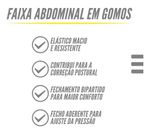 FAIXA ELÁSTICA ABDOMINAL 2 GOMOS BEGE - KESTAL