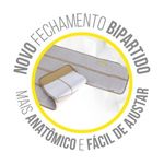 FAIXA ELÁSTICA ABDOMINAL 2 GOMOS BEGE - KESTAL