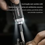 Chave De Fenda Elétrica Sem Fio Recarregável
