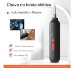 Chave De Fenda Elétrica Sem Fio Recarregável