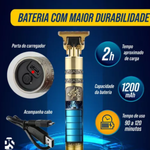 Máquina Acabamento Aparador De Cabelo E Barba Recarregável