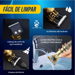 Máquina Acabamento Aparador De Cabelo E Barba Recarregável