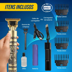 Máquina Acabamento Aparador De Cabelo E Barba Recarregável