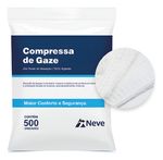 Compressa Gaze 13 Fios 7,5 X 7,5 (500 Unidades) - Neve
