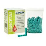 LANCETAS PARA LANCETADOR (100UN)- KIT C/4 CAIXAS- G-TECH