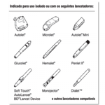 LANCETAS PARA LANCETADOR (100UN)- KIT C/4 CAIXAS- G-TECH