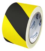 Kit 5un Fita Zebrada Amarela E Preta - 100m - Plastcor 