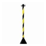 Pedestal Zebrado Amarelo E Preto (95cm) - Plastcor 