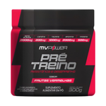 Pré Treino Em Pó Sabor Frutas Vermelhas (300g) - Mv Power