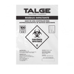 SACO DE LIXO BRANCO INFECTANTE 100L (100 UN)- TALGE