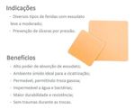 Curativo Hidrocoloide Plus Extra Fino 10x10cm (Unidade) - Curatec