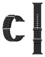 Pulseira Ocean P/ Smartwatch Preta (2un) - Khostar