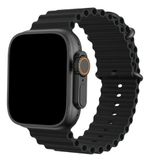 Pulseira Ocean P/ Smartwatch Preta (2un) - Khostar