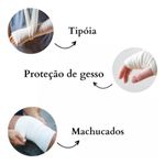 Malha Tubular De Algodão 15cm X 15m (1 Rolo) - Msó