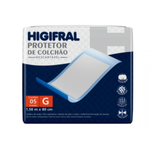 PROTETOR DE COLCHAO DESCARTÁVEL TAM G C/ 5UN - HIGIFRAL