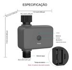 Válvula Inteligente Irrigação Saídas Única Smart Tuya - Moes