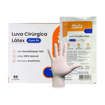 LUVA CIRURGICA LATEX C/PÓ (PAR)  (TAM 6.0) - MEDIX