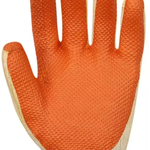 LUVA LARANJA WKR PLT CA: 35844 (KIT C/ 5 PARES) - PLASTCOR