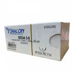  FIO CIRURGICO SEDA TRANÇADA PRETA (CX/24 ENV)-SHALON