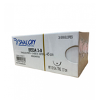  FIO CIRURGICO SEDA TRANÇADA PRETA (CX/24 ENV)-SHALON