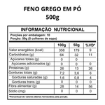 Feno Grego Em Pó (500g) - MV Power