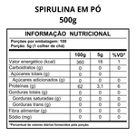 Spirulina Em Pó (500g) - MV Power