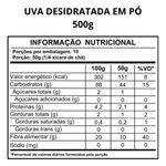 Uva Desidratada Em Pó (500g) - MV Power