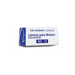 Lâmina de Bisturi Aço Carbono N12 (100uni) - Labor Import