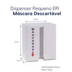 Dispenser P/ EPI Máscara Descartável (Pequeno) - MVW Online