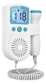 Doppler Fetal Ultrassom Ouvir Batimentos Bebê - Azul Claro