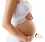 Doppler Fetal Ultrassom Ouvir Batimentos Bebê - Azul Claro