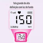 Doppler Fetal Ultrassom Ouvir Batimentos Bebê - Azul Claro