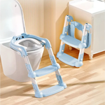 Assento Infantil Com Escada Para Vaso Sanitario - Azul