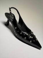 Di Valentini Slingback 5286.11452-1 Retro Preto