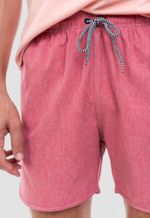 Bermuda masculina tecido com efeito estonado Hangar 33 | Vermelho