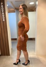 Vestido Penelope Lac | Bronze