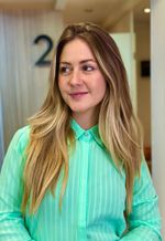 Camisa Kalyssa botão strass Aishty | Verde Água