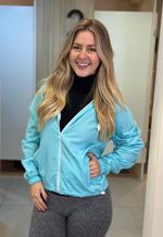 Jaqueta feminina corta vento Aliance | Azul