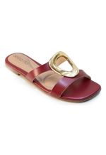 Rasteira orgânica Beira Rio | Vermelho