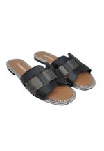 Rasteira glamour Moleca | Preto