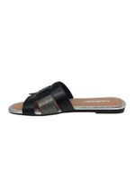 Rasteira glamour Moleca | Preto