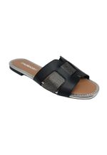 Rasteira glamour Moleca | Preto