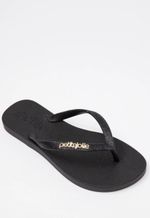 Chinelo glitter Petite Jolie | Preto